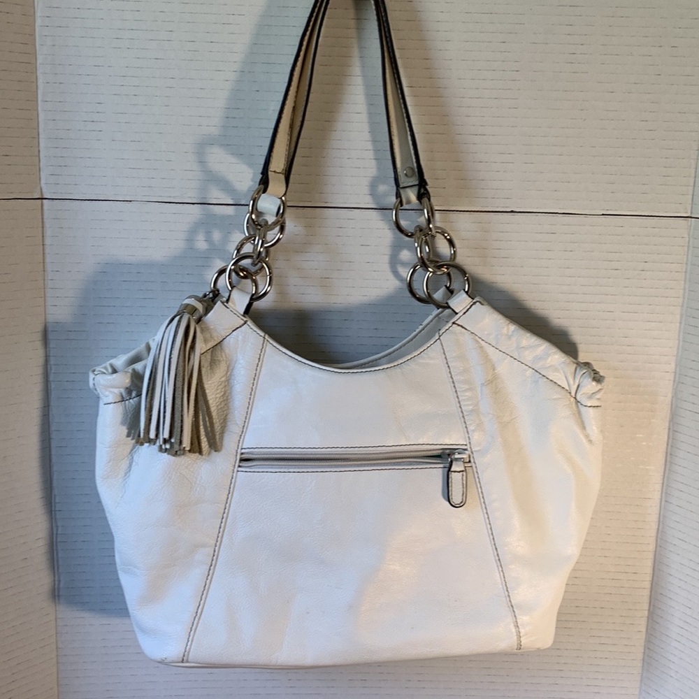 Solina white shoulder bag